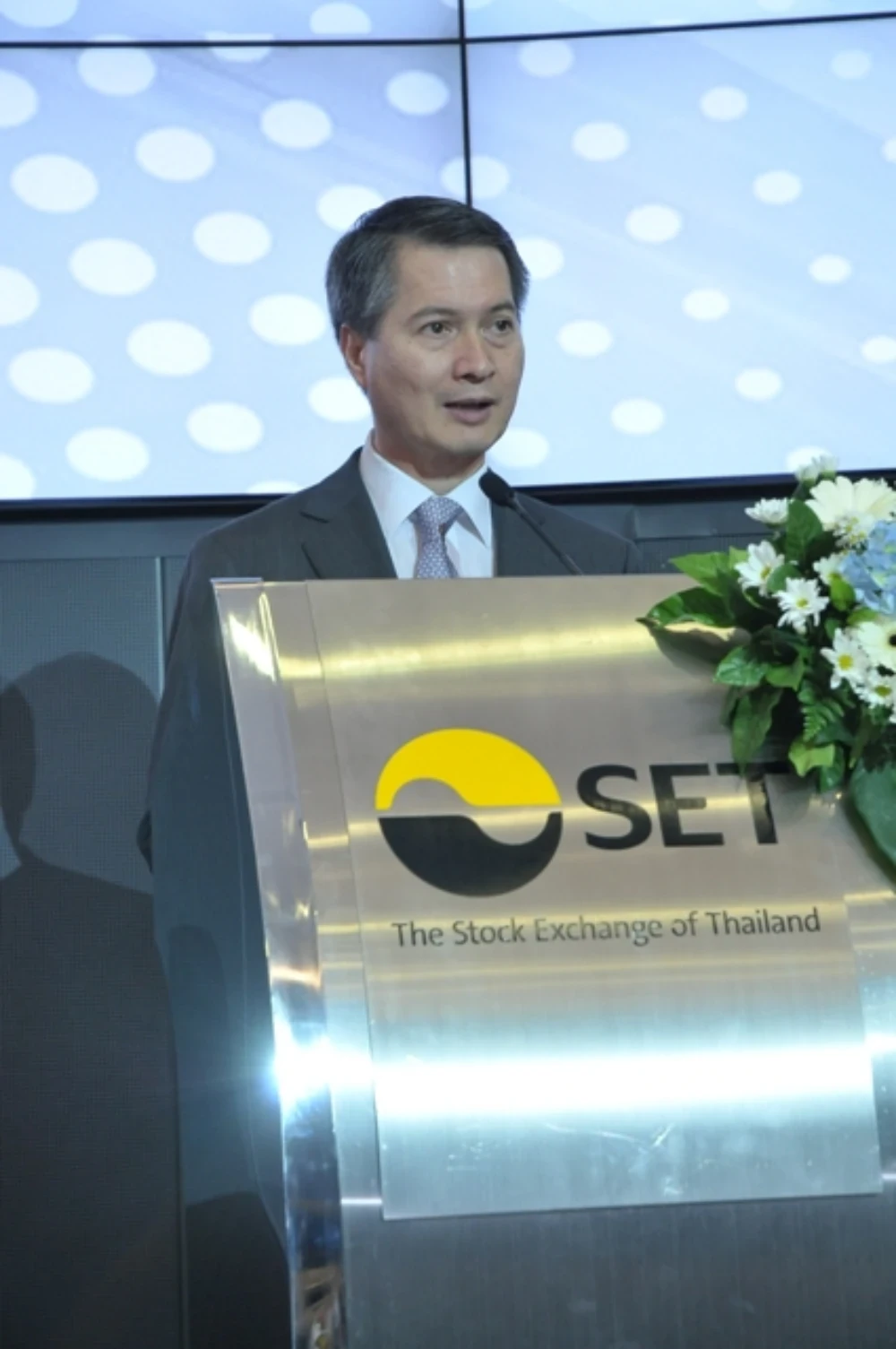 บรรยากาศในงานพิธีเปิดการซื้อขายหุ้น PCSGH