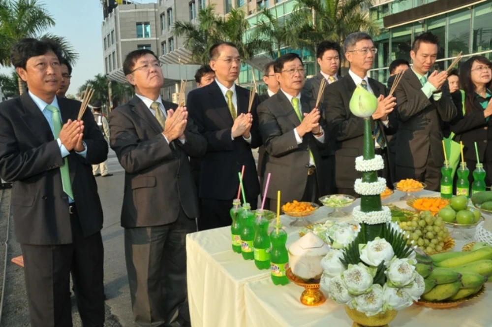 บรรยากาศในงานพิธีเปิดการซื้อขายหุ้น PCSGH