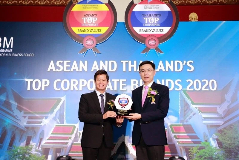The company won Thailand's Top Corporate Brand Award 2020