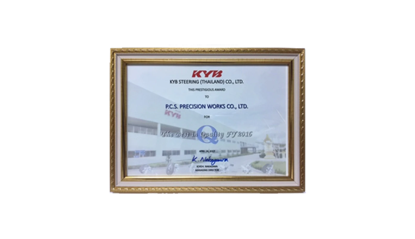 The Best in Quality FY2016